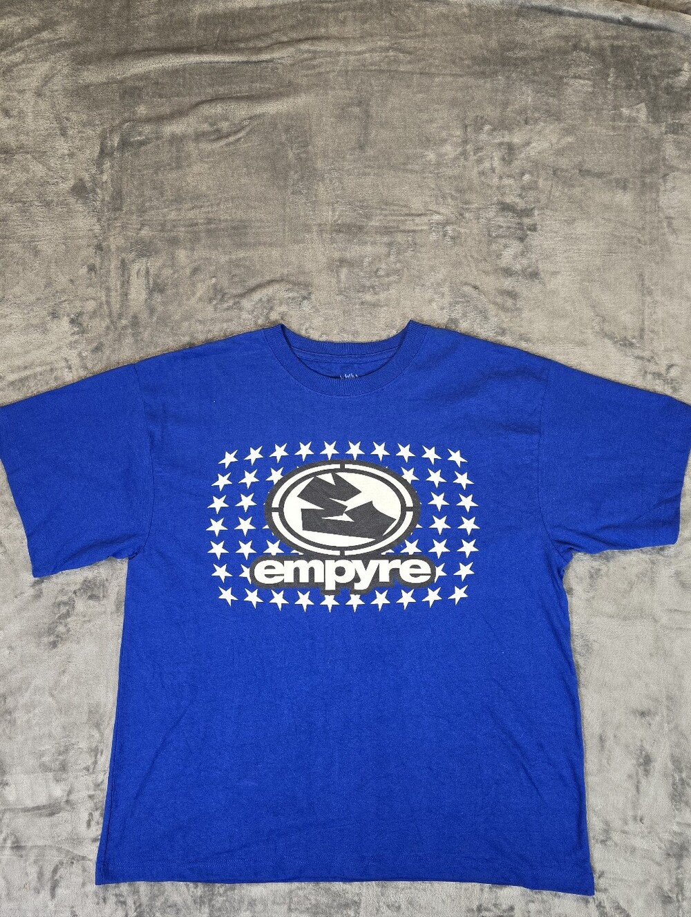 Empyre Big Logo T Shirt Size XL NWOT Graphic Blue
